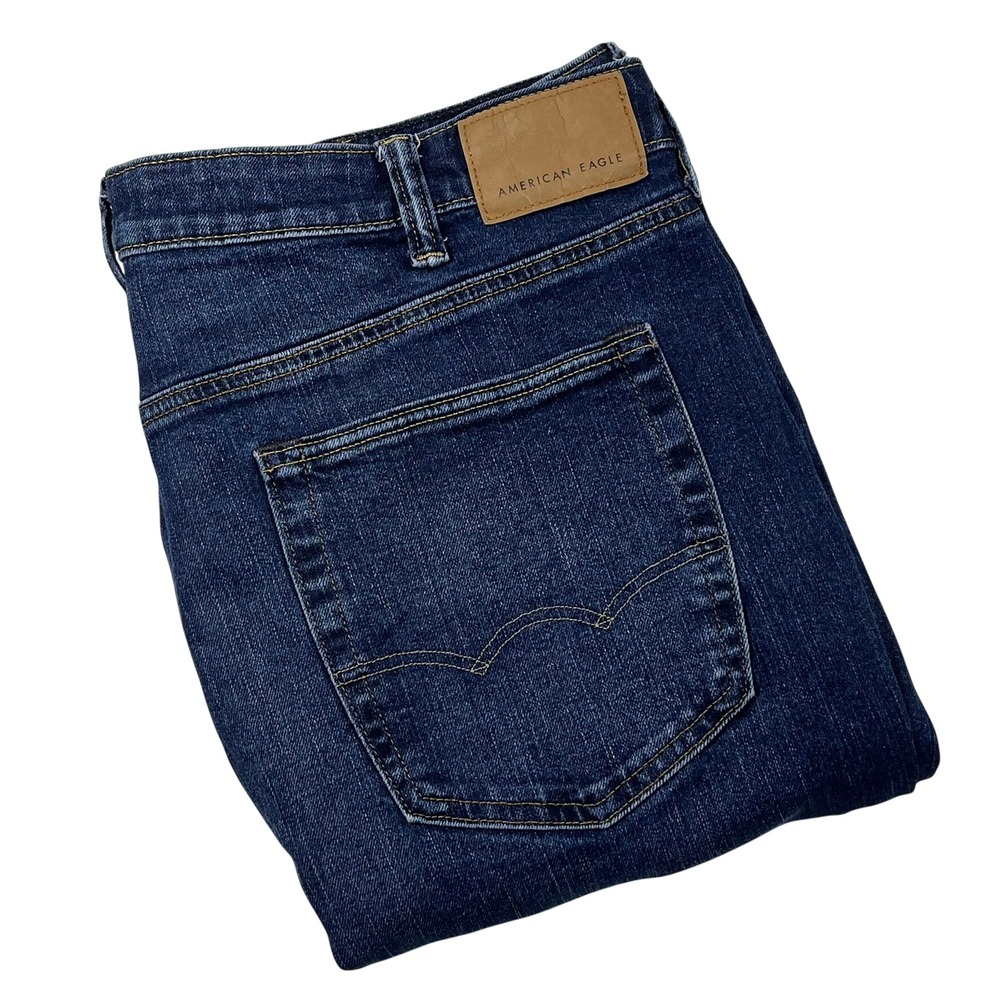 American Eagle Original Bootcut Jeans Mens 38x32 (Fits 40x31) Airflex Stretch